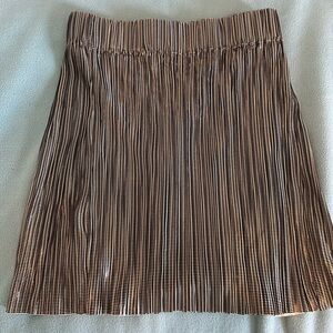 Isabel Marant Brown Gold Striped Women's Skirt